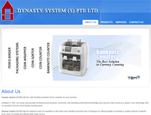 Tablet Screenshot of dynastysystems.com.sg